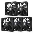 Thermalright TL-C12C X5 CPU Fan,Black Cooling, Fan in The unlit VersionEstablish Ties or Contact PC Fan with 1550RPM Speed, 120mm Computer Case Cooler,PWM Control for Case and Liquid Cooler