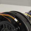 VONLUCE Ceiling Fans with Lights, 42 Inch Ceiling Fan and Remote, Full-spectrum LED Light, 3CCT, 6-Speeds Noiseless Reversible DC Motor, Modern Flush Mount Ceiling Fan for Farmhouse Bedroom Indoor (Black)