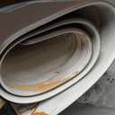 Mrcrypos Gold White Kitchen Rugs Cushioned Anti Fatigue Marble Kitchen Runner Rug PVC Waterproof Leather Long Kitchen Rug Non Slip Floor Comfort Mat for Kitchen Sink Laundry Office 23.5" W x 70" L