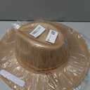 LIDHAY Big Wide Brim Fedora Hats for Women Men Western Suede Hat Large Felt Panama Hat Rancher Hat JP003 Camel