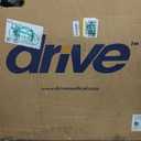 Drive Medical Blue Streak Lightweight Wheelchair with Swing-Away Footrests and Flip-Back Arms, Portable Folding Wheelchair for Adults and Seniors, 18 Inch Seat