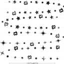 Black 13th Birthday Decorations Number 13 Circle Dot Twinkle Star Garland Metallic Hanging Streamer Bunting Banner Backdrop for Girls 13 Year Old Birthday Thirteen Official Teenager Party Supplies