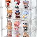 BOHOIDEE 4 Tiers Clear Display Case for Figures, Acrylic Storage Organizers Box with Magnetic Door, Wall-Mounted Dustproof Showcase for Collectibles Action Figure(2PACK, Wall-Mounted Extra Large)