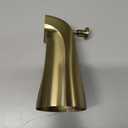 All Metal Bathtub Spout with Diverter, 5.3 Inch Tub Spout, Fits 1/2" Copper Slip-On and 1/2" or 3/4" IPS Threaded Pipes, Easy Lift to Switch, Leak-Free, Easy DIY Installation, Brushed Gold