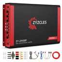 2026 Upgraded ZYZCLES 4-Channel High Power Car Amplifier, 6800W Max Power, 4X1700W RMS 2 Ohms 4 Channels 2 Bridged Channels(3400W), Class AB, Low Distortion - Unleash Studio-Quality Sound in Your Ride