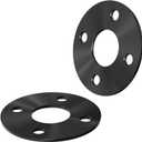 3mm (3/32 Inch) Hubcentric Black Wheel Spacers 4x100 Compatible For Honda Accord Civic Crx Del Sol Fit Prelude Integra Insight DA DC2 EG EK EF, Compatible For Mitsubishi Mirage (2pcs 56.1mm M12x1.5)