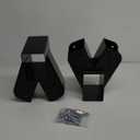BETOOL Swing Set Brackets - 2pcs A Frame Swing Bracket Hardware with All Mounting Accessories (Black)