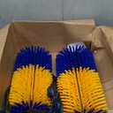 Livestock Scratch Brush, 2 Pcs Cow Brush 
, Cattle Scratcher, Horse Brushes for Grooming, Cattle Supplies for Horse, Goat, Cow, Pig Scratching Itch Relief (Blue & Yellow) (2-PACK)