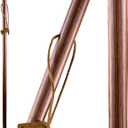 Brazos Handcrafted Wood Walking Stick, Pine, Trekker Style Handle, for Men & Women, Made in The USA, 55"