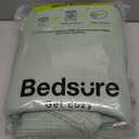 Bedsure 100% Cotton Muslin Throw Blanket Twin XL for Bed - 4-Layer Breathable and Lightweight Thin Soft Summer Gauze Muslin Blankets for Adults, Sage Green, 66x90 Inches