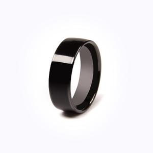 CNICK Tesla Smart Ring Accessories: Ceramic Ring for Model 3/Y/X/S to Replace Key Card Key fob. (6, Black)