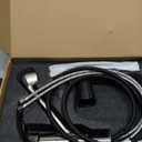 Kitchen Faucet with Pull Out Sprayer, Low Profile Stainless Steel Single Handle Brushed Nikcel Utility Laundry Sink Faucet 1 or 3 Hole Grifo De Cocina