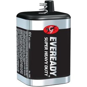 Eveready 1209 6 Volt Super Heavy Duty Lantern Battery Each