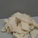 MIULEE 2 Panels Solid Color Sheer Window Curtains Elegant Window Voile Panels/Drapes/Treatment for Bedroom Living Room (54X84 Inches Cream)