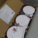 Kidde Smoke Detector, 10-Year Battery Powered, with LED Status Lights, 85 dB Alarm, 5-inches, 20SD10, 3 Pack