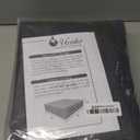 UCEDER Waterproof Hot Tub Cover -Outdoor Spa Cover Cap(Actual Size 78''x78 x20'' Fit 76''x76 x 20'') 600D Heavy Duty Polyester Hot Tub Cover Protector(Dark Gray)