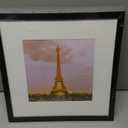 upsimples 12x12 Picture Frame Made of High Definition Glass, Display Pictures 8x8 with Mat or 12x12 Without Mat, Gallery Wall Frame Set, Black