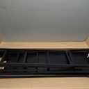 OLIXIS 7 Drawers Dresser for Bedroom, Fabric Storage Tower for Living Room, Entryway - Sturdy Steel Frame, Wooden Top & Easy Pull Fabric Bins, Closet Chests Organizer for Clothes, Black