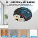 6 Pack Rubber Main Brush Replacement for Roborock Q Revo Series,S7 Series,QV 35A/35S,Qrevo S/MaxV/Pro/Plus,Q7 Series Vacuum Cleaner