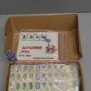 American Mahjong Tile Set with 166 Soft-White 1.2 x 0.9 x 0.5 Inch Tiles, Easy-to-Read Engraving for Relaxed Game Nights