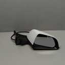 Dasbecan Passenger Side View Mirror Compatible with 2017-2022 Tesla Model 3 Right Door Mirror With Power Folding/Heated Glass/Memory/Power Heated Glass (White)