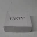 PARTY Women's Chunky Heels Open Toe Ankle Strap 3 inch Heeled Sandals (6.5)