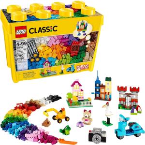 LEGO Classic Large Creative Brick Box 10698 Building Set, Toy Storage Solution for Home or Classrooms, Interactive Building Toy for Kids, Boys, and Girls
