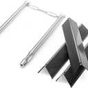 69785 Grill Burner 7635 Flavorizer Bars for Weber Spirit I & II 200 with Front Control, Spirit E210, E220, S210, 15.3" Upgraded Bars Grill Replacement Parts for Weber Bars 304 Stainless Steel Burner