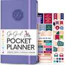 GoGirl Planner and Organizer for Women  Pocket Weekly Planner, Goals Journal & Agenda for Time Management & Productivity. Undated (Lavender) (Pocket (3.5'' x 6.2''))