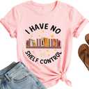 Book Shirts for Women - Fun Reading Lovers Tshirts School Teacher Tee Tops (Large)