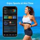 Smart Ring with Call/Clock/Events Alerts, No APP Subscription, Body Temp/Heart Rate/Women's Health Tracker, 5ATM Waterproof Fitness Ring for Android & iOS, Size: 7#