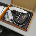 Durable Kitchen Sink Faucet with Sprayer, Compatible with 1 Hole or 3 Hole, 360° Rotatable Commercial Pull Out Kitchen Sink Faucets Two Handles Spring Laundry Camper Utility Wet Bar Sinks