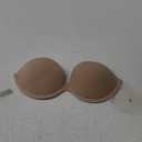 HANSCA Strapless Backless Sticky Push Up Bra for Women Plus Size Self Adhesive Reusable Underwired Padded (Nude, Size Cup A)