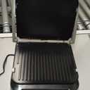 Chefman 5-in-1 Digital Panini Press Grill Sandwich Maker and Griddle Grill Combo with Removable, Reversible Dishwasher-Safe Grilling Plates, Opens 180 for Indoor BBQ /Flat Top Grill, Stainless steel (4 Slice - Digital)