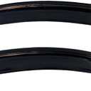 IG Window Visor Compatible with 1997-2003 Ford F150 & 2004 F150 Heritage - Tape-On Rain Guard Side Vent Deflector for 1998-2002 (Regular Cab Only)