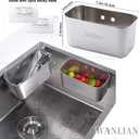 Stainless Steel Sink Strainer Kitchen Food Catcher Sink Strainer Basket for Filter Kitchen Waste and Wash Vegetables Fruits