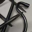 EXCMARK 2 Pack Shepherd Hook Adjustable Height 31/24/16 1/2 inch Thick Use at Weddings, Hanging Solar Lights, Lanterns, Bird Feeders, Metal Hanger Hook (Black, 31 inch). U.S. Patent.