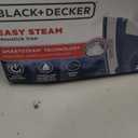 BLACK+DECKER Easy Steam Compact Iron for Clothes, Automatic Shutoff, Nonstick Plate, Light Weight, 1200 Watts (Standard)
