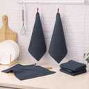 Homaxy 100% Cotton Waffle Weave Dish Cloths - 8 Pack Soft and Absorbent Dish Towels - 12 x 12 Inches Quick Dry Dish Rags - Multiple Colour