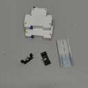 AC Miniature Circuit Breaker 25 Amp 1 Pole 120/240V Solar AC Disconnect Switch Thermal Magnetic Trip Din Rail Mount