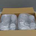 Ciaell 200PCS Gold Plastic Cups - 9Oz Heavy Duty Disposable Clear Plastic Cups with Gold Rim for Wine, Cocktail, Party & Wedding