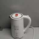 Paris Rhne Electric Kettle, Tea Kettle with 6 Temperature Settings, 1.7L Cordless Hot Water Boiler Heater, Strix Thermostat, Touch Control, Auto-Shutoff/Boil-Dry Protection, Keep Warm, LED Indicator (Ivory)