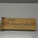 YASONIC Shower Caddy Hanging, Never Rust Shower Organizer Hanging, Aluminum Shower Racks for Inside Shower with Hooks for Razor, Bathroom Organizers and Storage with Soap Holder, White