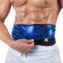 Kewlioo Men's Heat Trapping Waist Toner - Waist Trainer for Men - Comfortable & Discreet Waist Trimmer Thermo Sauna Belt (Medium)