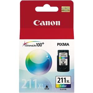 Canon CL-211 XL Genuine Color Ink Cartridge, Compatible with MX330, MP240/250/270/280/480/490/495, iP2702, MX340/350/320/410/420