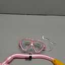 Gintenco Kids Snorkel Set, Diving Mask for Children as Unisex Kids Swimming Goggles, Anti-Fog Diving Mask and Dry Top Snorkel Combo Set for Junior and Youth (Light Pink)