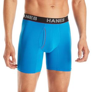 Hanes Ultimate Men's Comfort Flex Fit Ultra Lightweight Mesh Boxer Briefs, Medium
