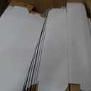 Colarr 50 Pcs Mailing Tube 3 x 3 x 12 Inch Square Cardboard Box, White