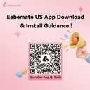 ebemate Video Baby Monitor Camera with 2 Camera,2.8" LCD Screen Video & Audio No Glow Night Vision,2-Way Talk Audio Cam Baby Monitoring 1200FT Range EBE28-2