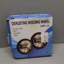 10 Inch Steel Wire Rotary Brush Cutter Trimmer Head Sets Weeds Blade Cutter with Universal Adapter Kit Compatible with String Trimmers, Moss Grass Rust Removal, Gardening Lawnmower